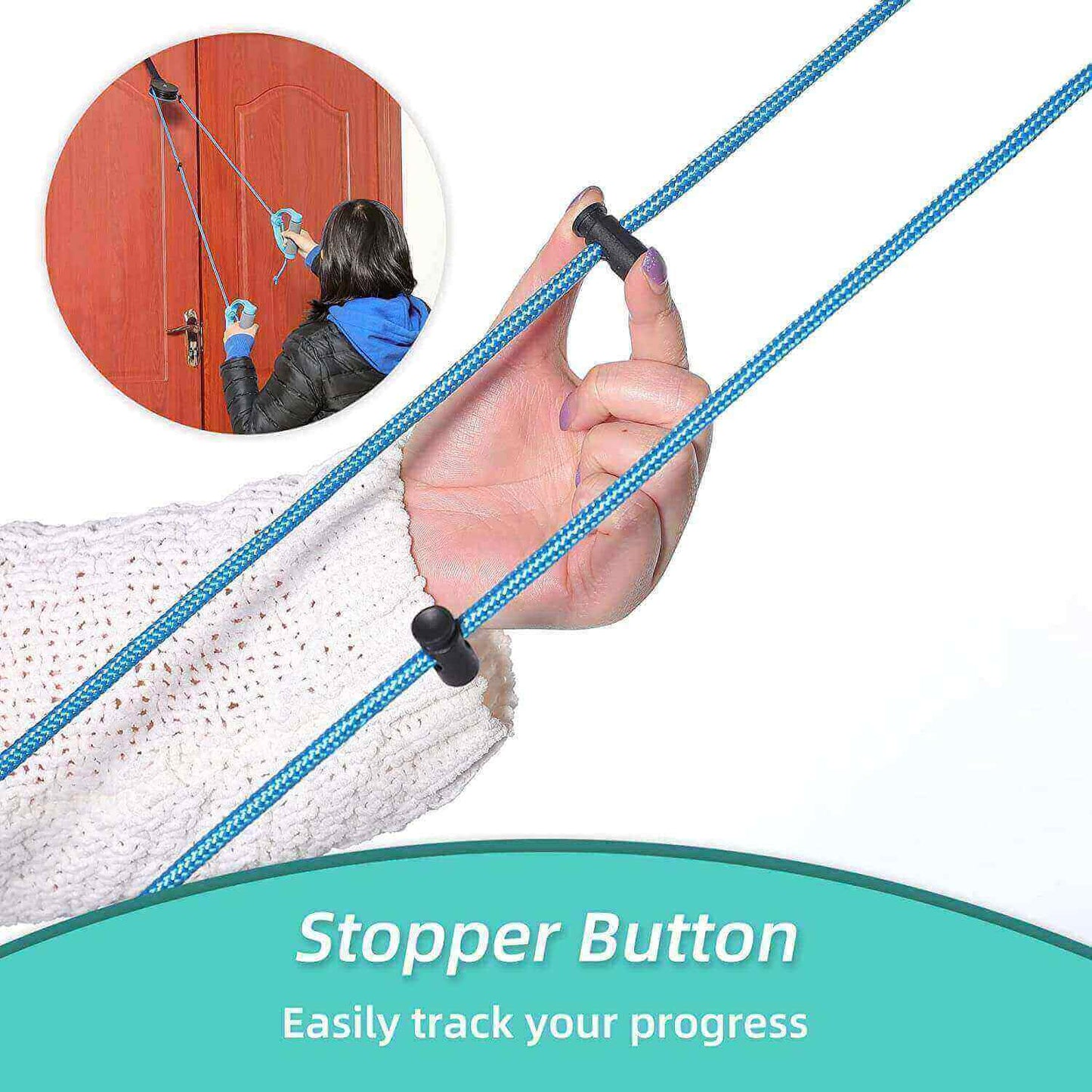Fanwer Shoulder Pulley for Exercise Therapy, Frozen Shoulder Exercise, the strings