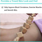 Fanwer Wooden Massage Roller for Massage Therapy, the roller on the back