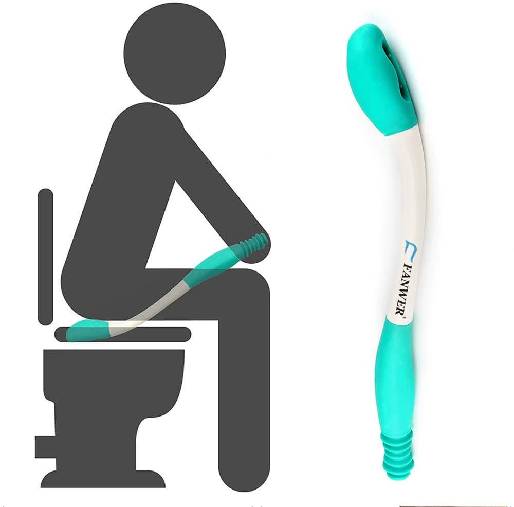Fanwer bottom buddy toilet wipe aid for wiping wand, feature image