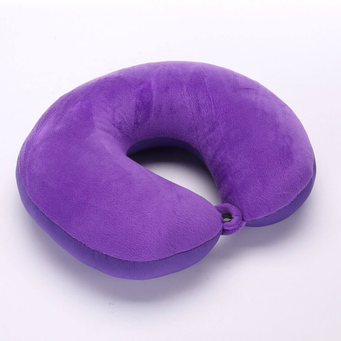 Fanwer memory foam travel pillow, purple