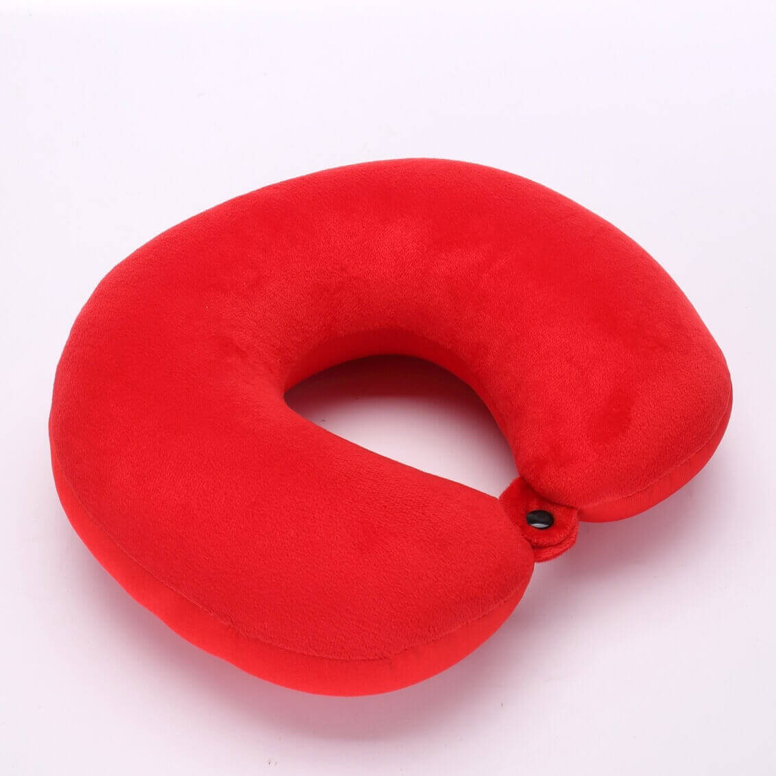Fanwer memory foam travel pillow, red