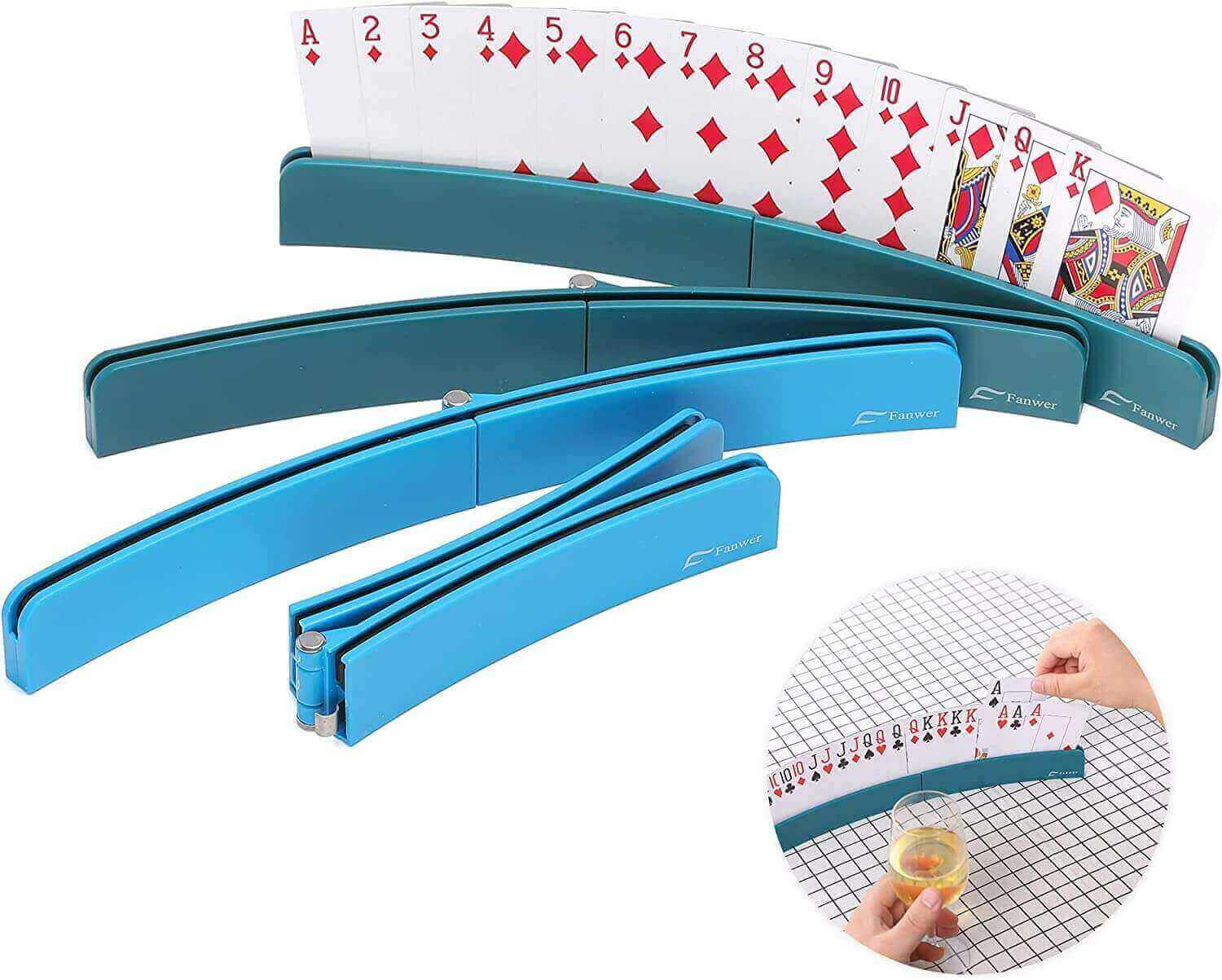 Fanwer poker card holder for playing cards, alternative of the feature image