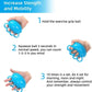 Fanwer spiky exercise ball with 4 finger loops, merits demo
