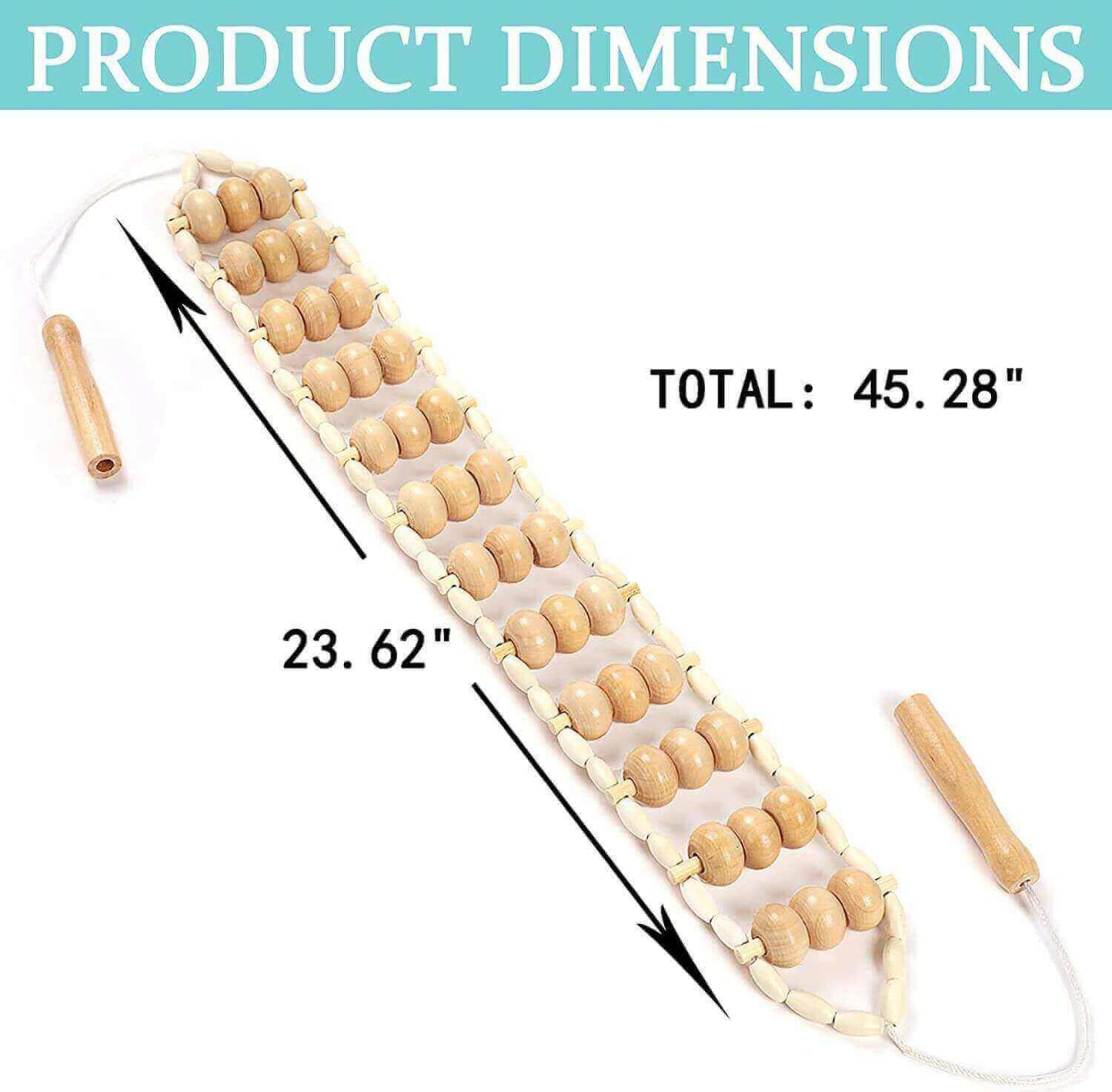 Fanwer wheels roll for wood therapy massage, item length