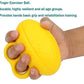 Finger exercise ball and finger resistance band set, finger grip ball's features