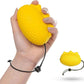 Finger exercise ball and stress ball on adjustable string set, the ball with string