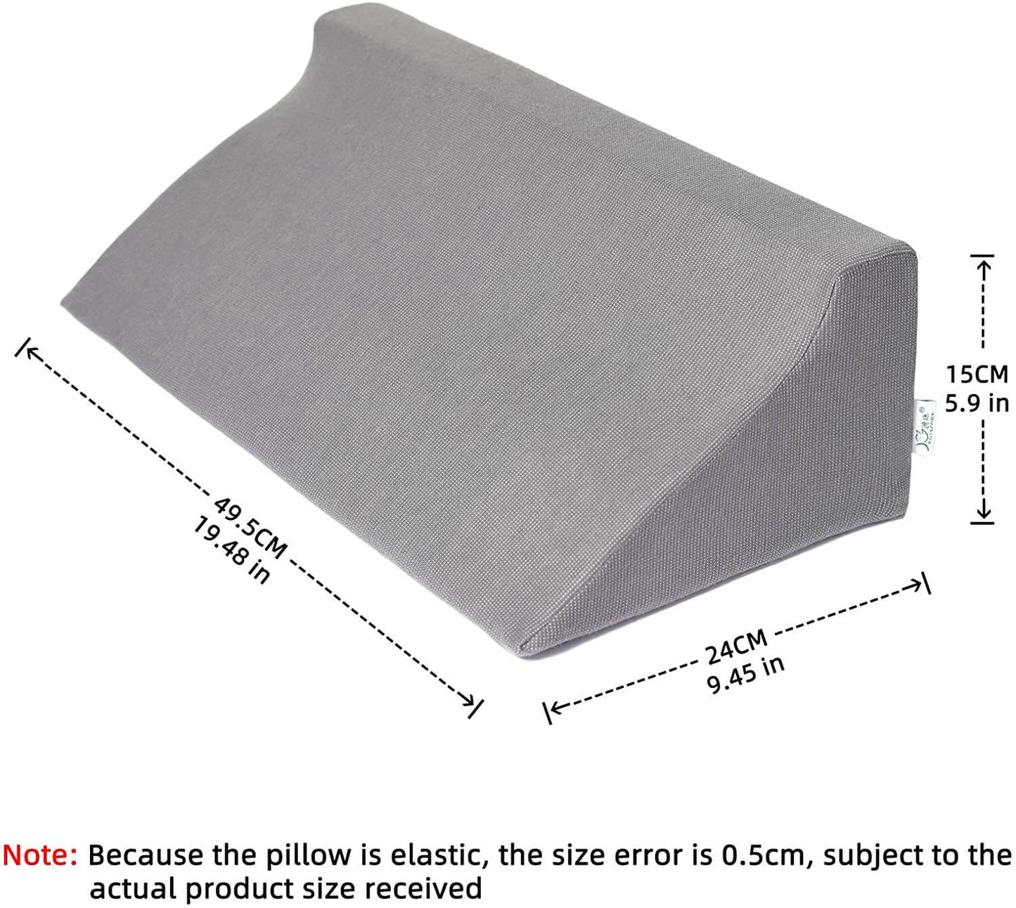 Support wedge pillow, size demo