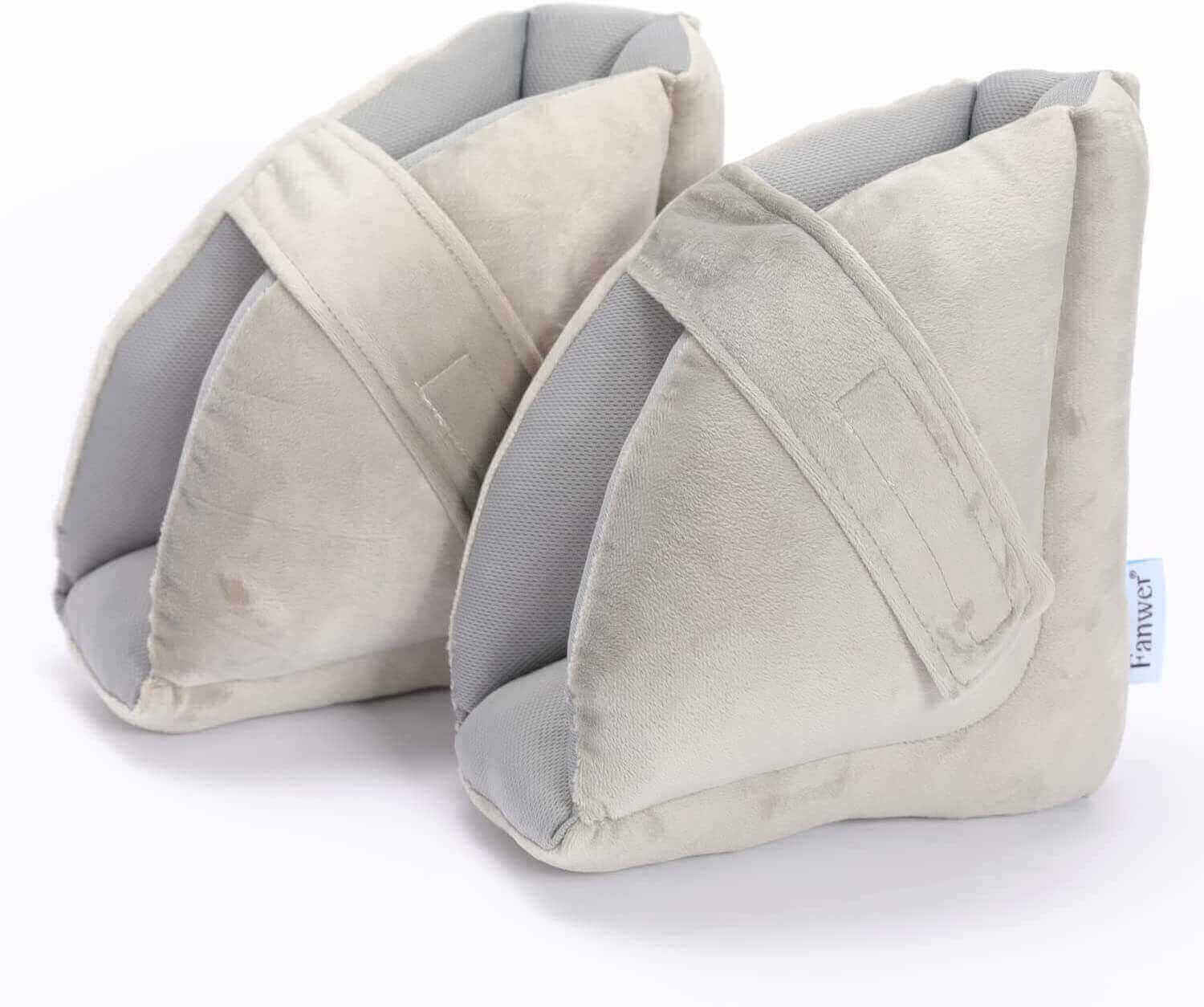 gray heel cushion protector pillow, feature image