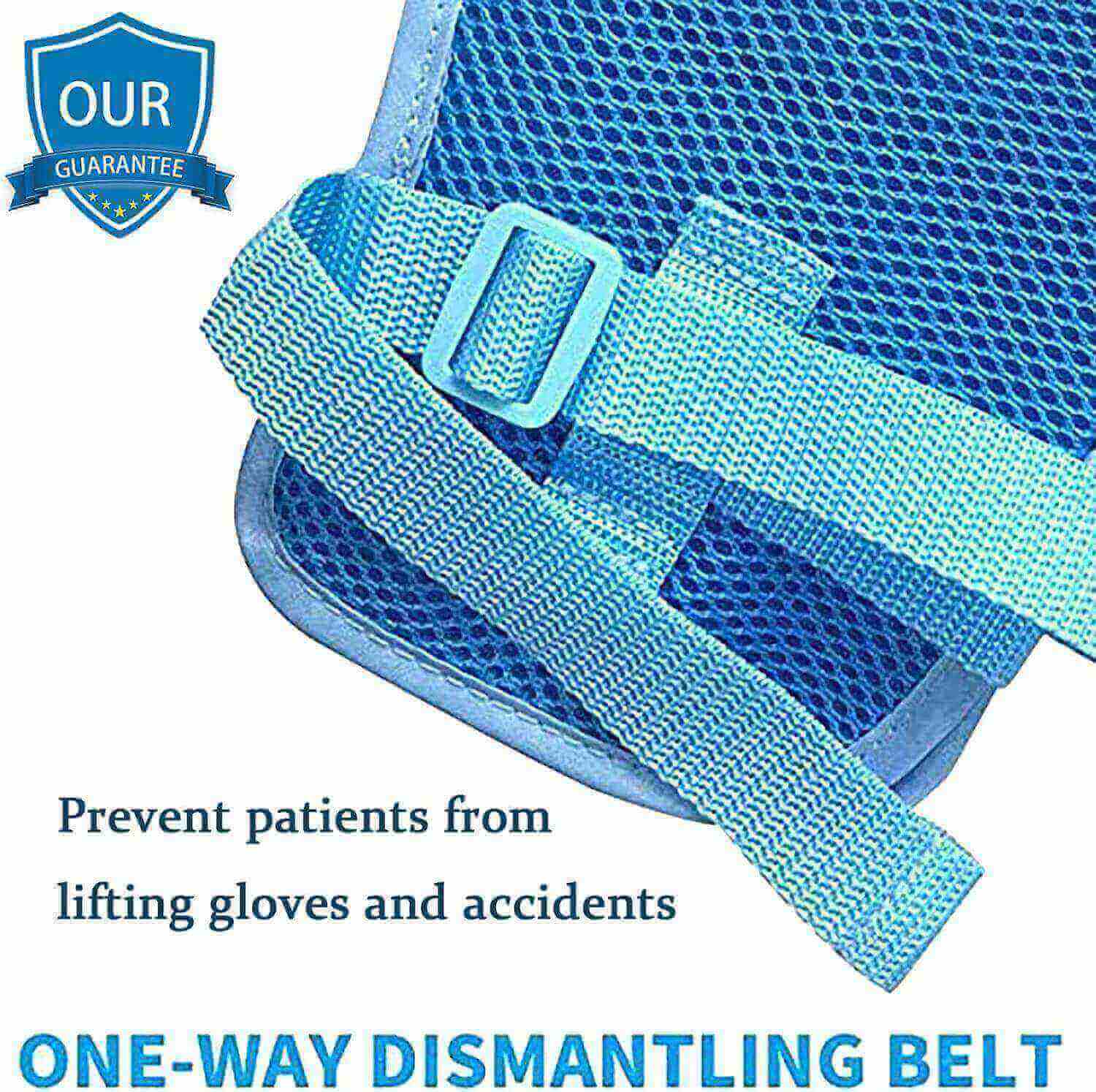 Hand mitts for dementia patients and alzheimer patients, belt