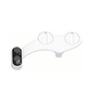 Heated toilet seat bidet, black switch handle
