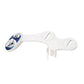 Heated toilet seat bidet, blue switch handle