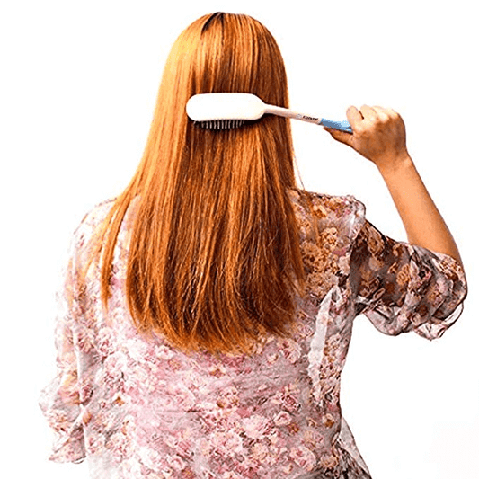  long-handled comb and brush set by Fanwer are for arthritis and disabled, the hair brush