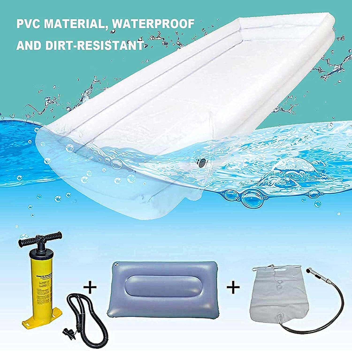 Manual Inflatable Bathtub for Bath Aids, waterproof material