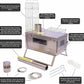 Portable tent wood burning stove with chimney for backpacking and camping, item details
