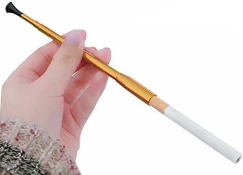 slim gold Audrey Hepburn cigarette holder for women and men, feature image