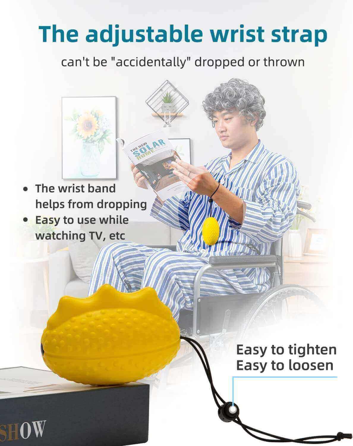 Stringy Ball Stress Ball on Adjustable String, the Best Stringy Ball Alternative