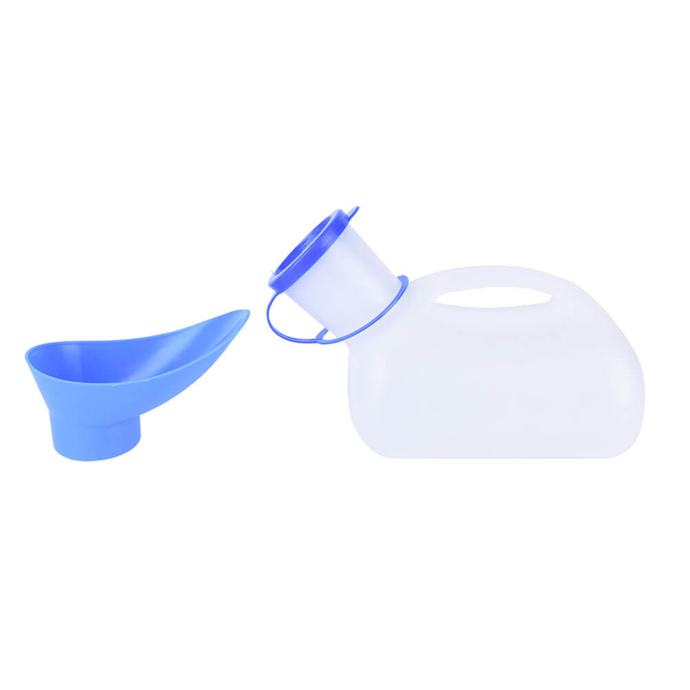 Unisex urinal with lid is a 1000ml portable urinal, feature image