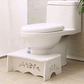 fanwer potty stool for pooping made of wood-plastic board, step stool in the corner