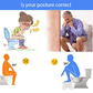 fanwer potty stool for pooping made of wood-plastic board, the right posture