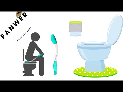 Fanwer Self-wipe Toilet Aid Tool, video clip