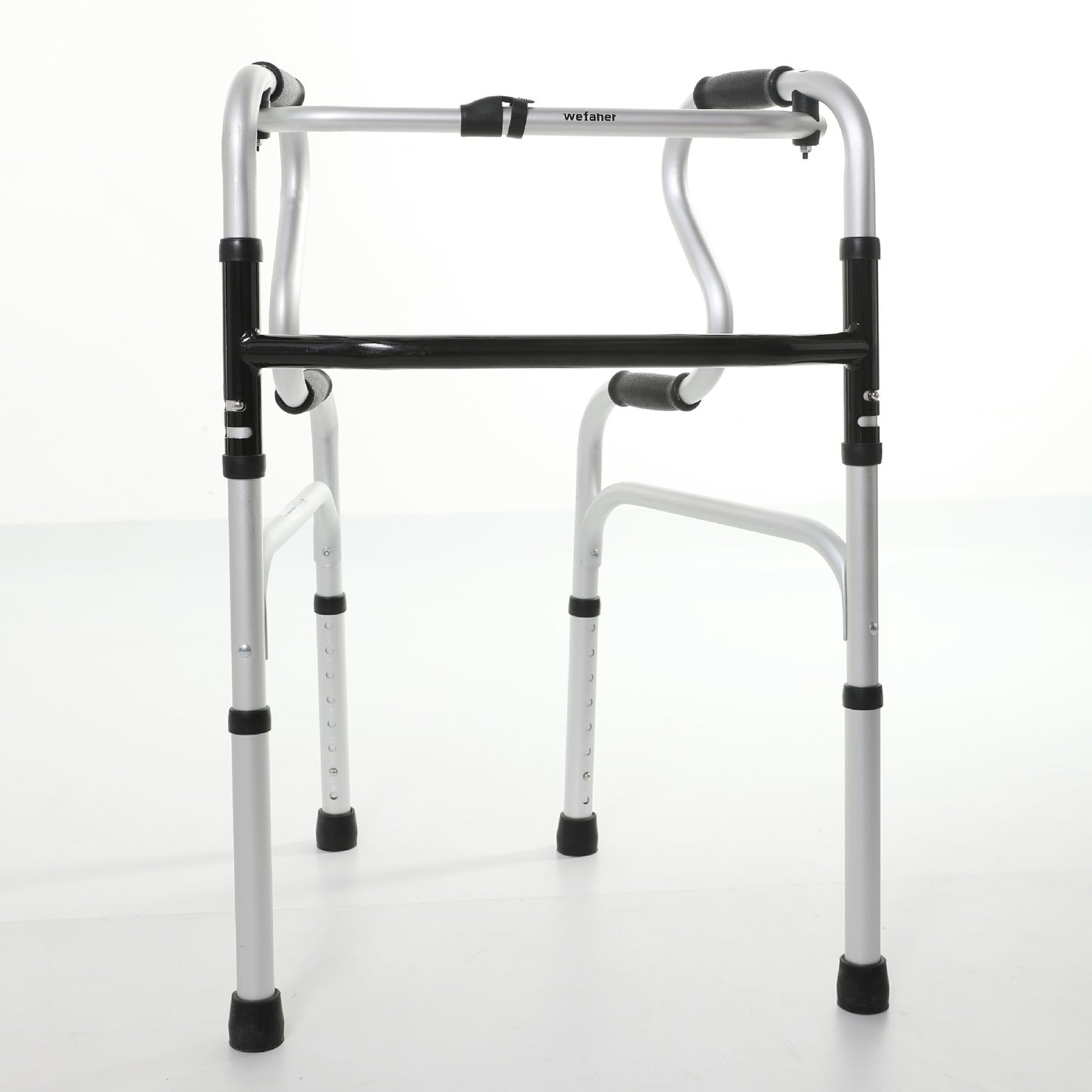 Wefaner Folding Walker with Wheels,Stand-Up Aid,Portable,Lightweight