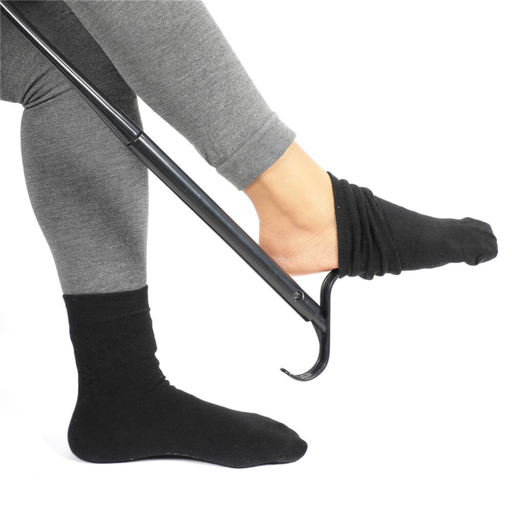 long dressing stick, sock removal