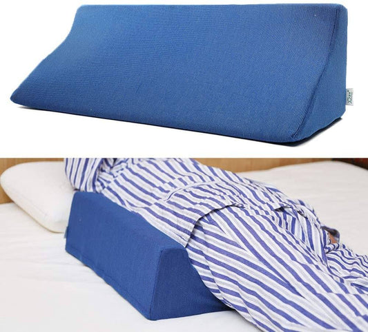 sleeping bedwedge pillow for daybed sleep, sleep apnea, snoring, or side sleep, feature image