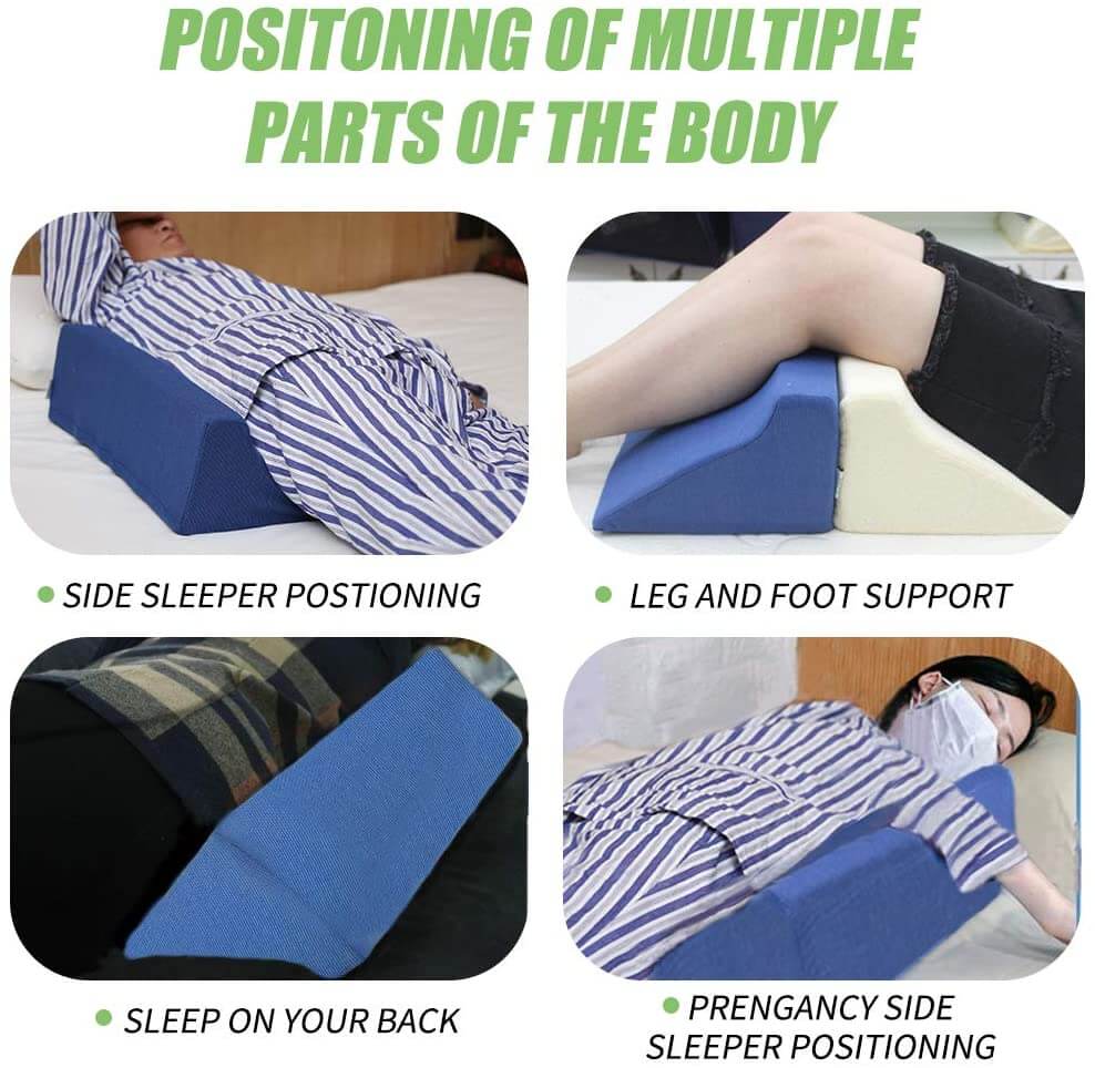 sleeping bedwedge pillow for daybed sleep, sleep apnea, snoring, or side sleep, body position